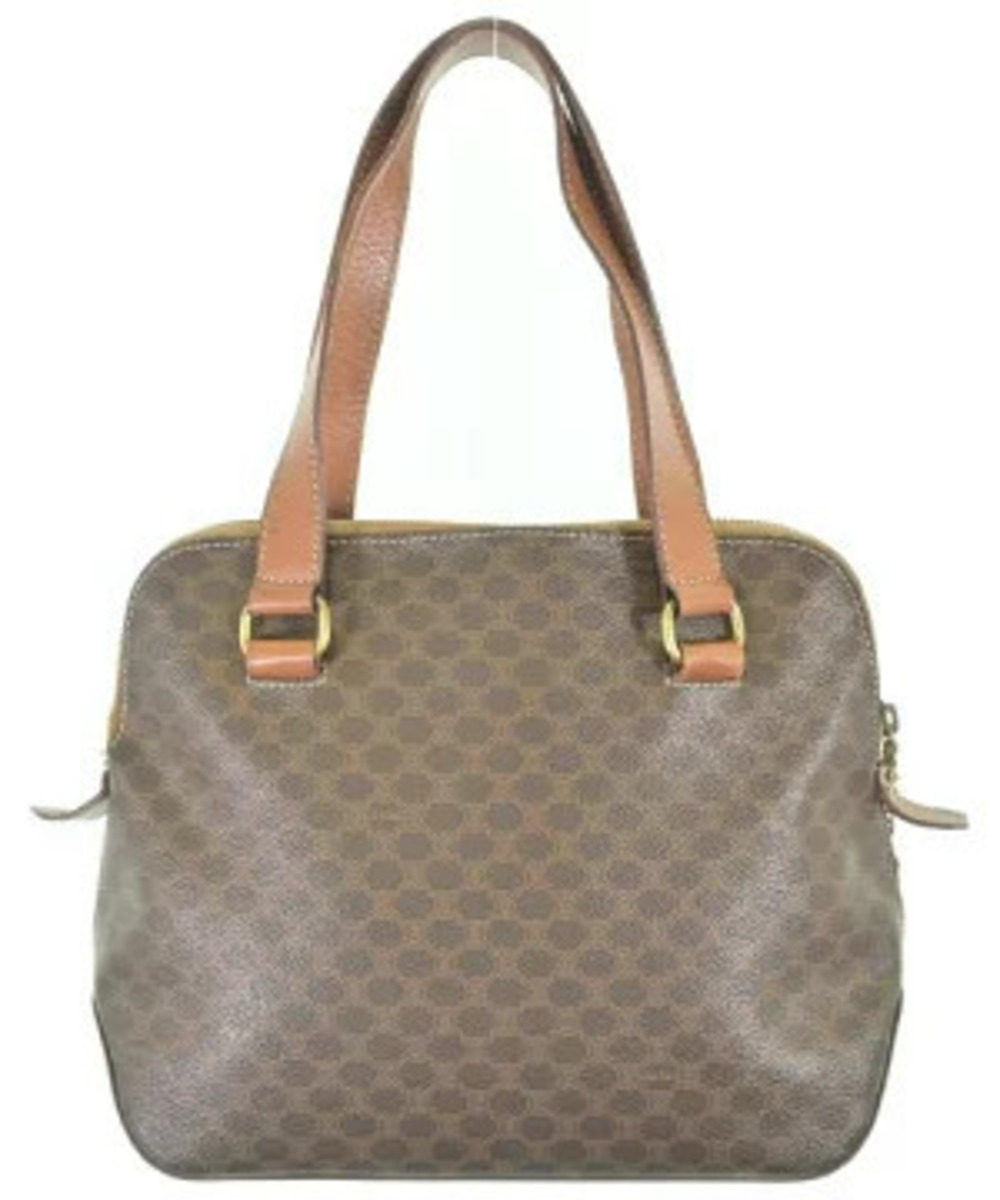 Celine Brown Macadam over Handbag All Brown